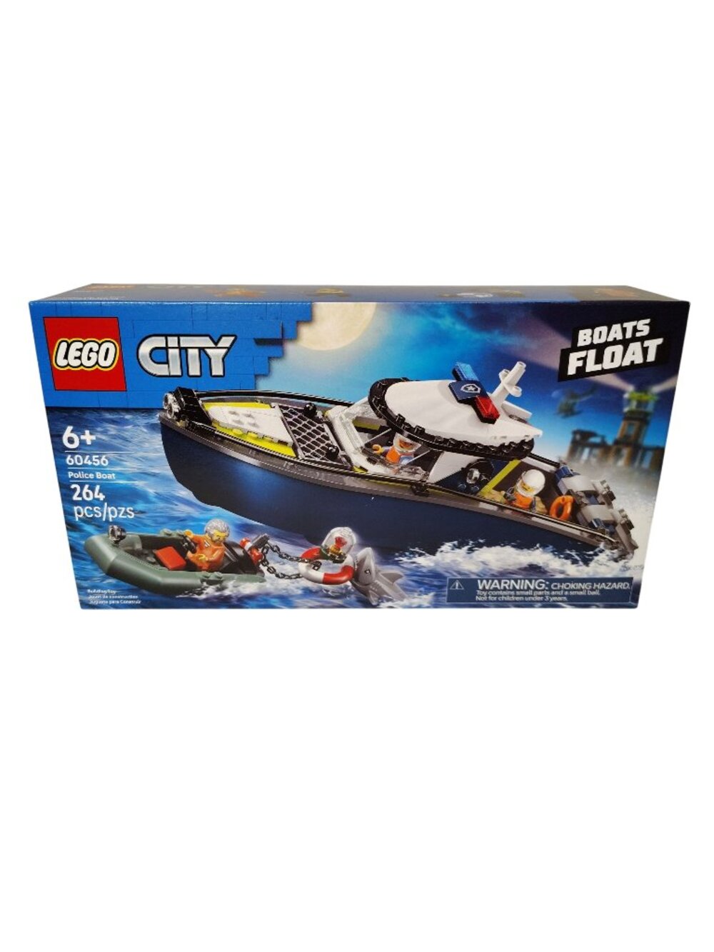 Lego City 60456 Police Boat Set  264 Pcs  Age 6+